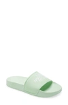 The North Face Base Camp Iii Slide Sandal In Misty Jade/ Tnf White