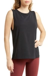 Zella Work For It Easy Tank Top In Black