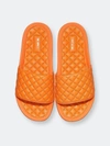 Apl Athletic Propulsion Labs Lusso Quilted Slide Sandal In Orange