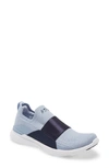 Apl Athletic Propulsion Labs Techloom Bliss Knit Running Shoe In Frozen Grey / Midnight / White