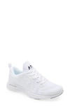 Apl Athletic Propulsion Labs Techloom Pro Knit Running Shoe In White / Midnight