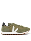 Veja Rio Branco Ripstop And Suede Trainers In Kaki Pearl