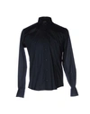 Just Cavalli Solid Color Shirt In Dark Blue