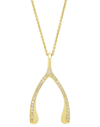 Jennifer Meyer Diamond Wishbone Necklace