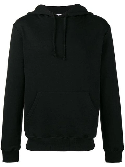Calvin Klein Collection Brooker Hooded Sweatshirt In Black