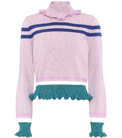 Valentino Virgin Wool And Cashmere Sweater In Multicolour