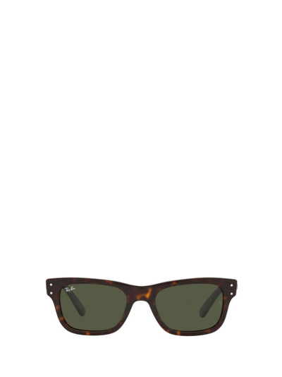 Ray Ban Men's Rb2283 52mm Rectangular Sunglasses In Black,green