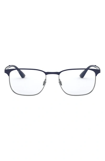 Ray Ban 54mm Optical Glasses In Blu Havana