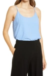 Nordstrom Everyday Satin Camisole In Blue Cornflower