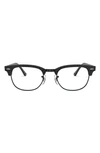 Ray Ban 49mm Optical Glasses In Top Black