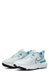 Nike React Miler 2 Men's Road Running Shoes In White/ Black/ Blue