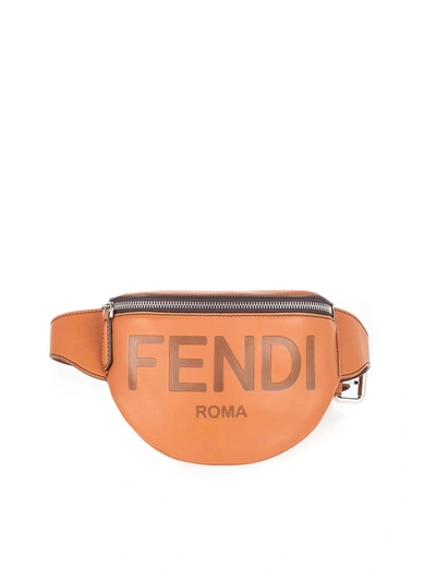 Fendi Roma Belt Bag In Brown