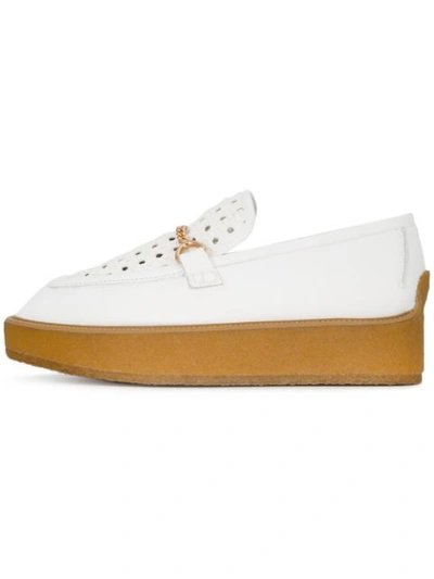 Stella Mccartney Brody Perforated Platform Loafer In Nocolor