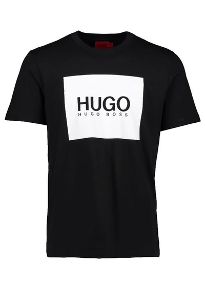 Hugo Dolive Logo Tee In Black