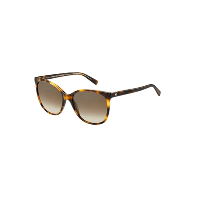 Tommy Hilfiger Oval Sunglasses - Havana Yellow