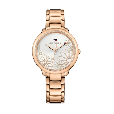 Tommy Hilfiger Flower Dial Watch - White Sunray | ModeSens