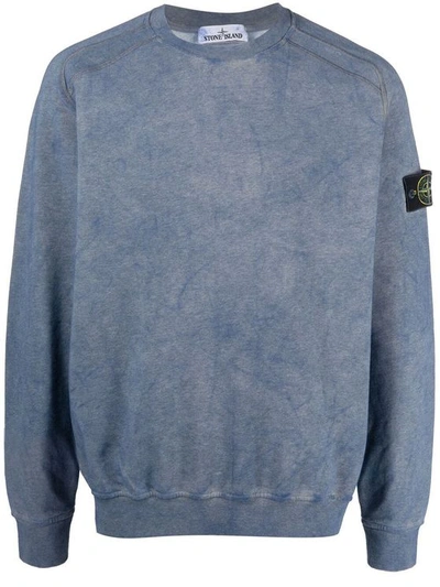 Stone Island Sweatshirt In Blue