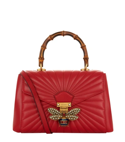 Gucci Small Queen Margaret Top Handle Bag In Red