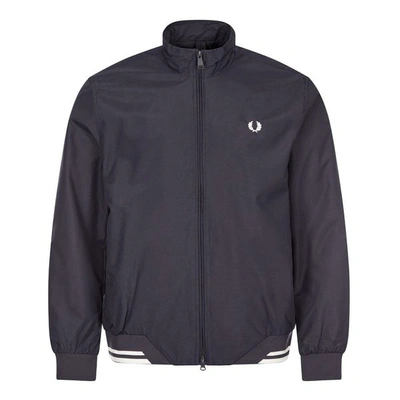 Fred Perry Brentham Jacket - Navy In Blue