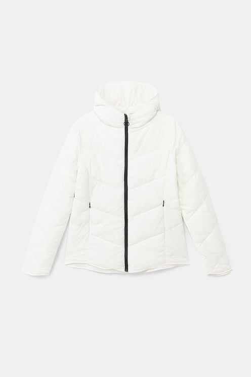 Desigual Padded Regular Mandala Coat - Blanco In White | ModeSens