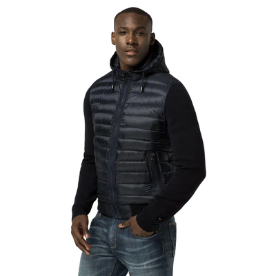 Tommy Hilfiger Hybrid Hooded Bomber - Sky Captain | ModeSens