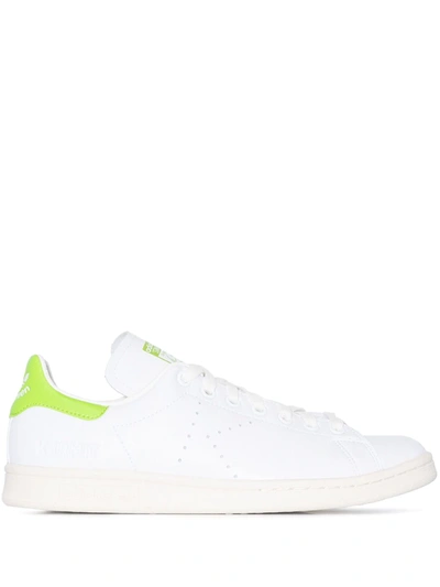 Adidas Originals + Net Sustain + Kermit The Frog Stan Smith Primegreen Sneakers In White