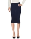 Pinko Midi Skirts In Dark Blue