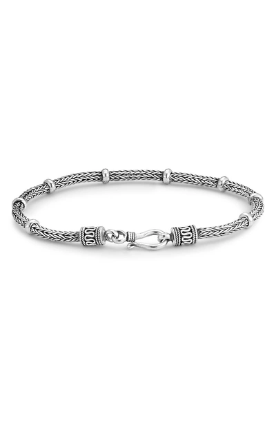 Samuel B Jewelry Sterling Silver Woven Balinese Design Bracelet