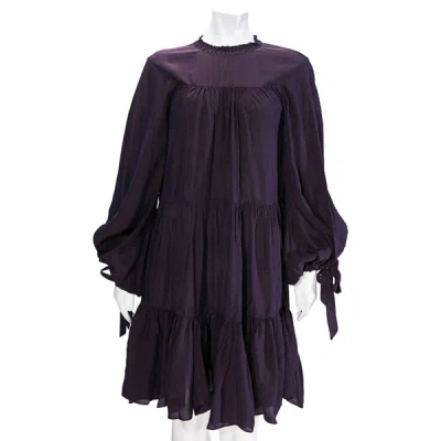 3.1 Phillip Lim Ladies Purple Short Gathered Dress