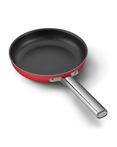 Smeg 9" Nonstick Frying Pan, Red