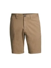 Theory Men's Zaine Solid Chino Shorts In Bark