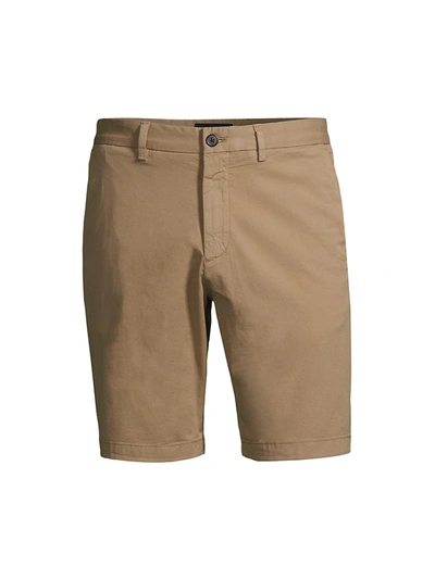 Theory Men's Zaine Solid Chino Shorts In Bark