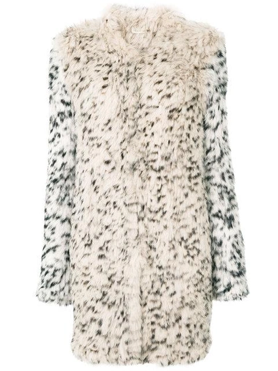 Ulla Johnson Leopard Print Fur Coat
