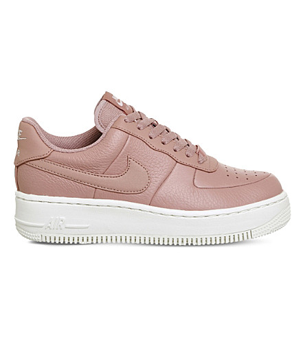 Nike Air Force 1 Upstep Leather Trainers In Red Stardust Sail | ModeSens