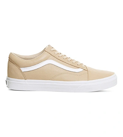 Vans Old Skool Low-top Leather Trainers In Toasted Almond | ModeSens