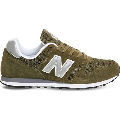 New Balance M373 Suede And Mesh Trainers In Nero