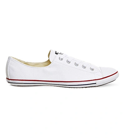 Converse Chuck Taylor Lite 2 Canvas Trainers In Optical White | ModeSens