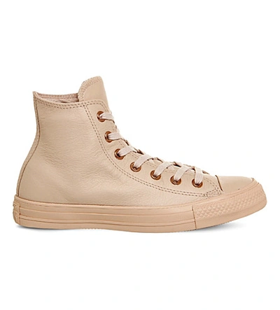 Converse All Star Leather High-top Trainers In Mono | ModeSens