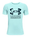 Under Armour Kids' Big Boys Tech Hybrid Print Fill Short Sleeve T-shirt In Breeze