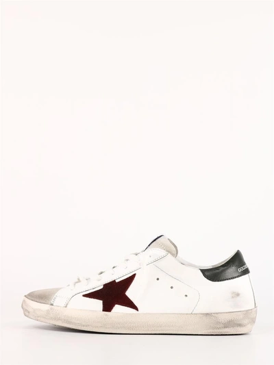 Golden Goose Super Star Trainer In White - Ice - Army