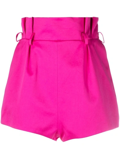 Alexandre Vauthier Shorts In Fuxia Cotton
