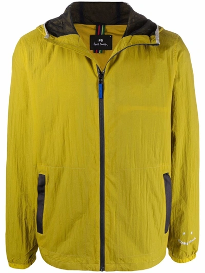 Ps By Paul Smith Men's Yellow Polyamide Outerwear Jacket