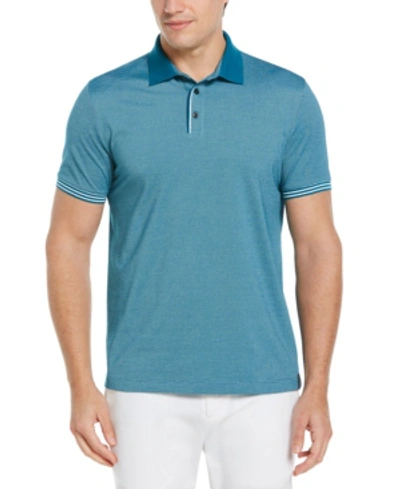Perry Ellis Men's Big And Tall Icon Polo Shirt In Parisian Blue