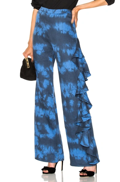 Alexis Makensie Pant In Blue,ombre & Tie Dye