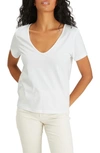 Sanctuary Traveler Twist Scoop-neck T-shirt In White