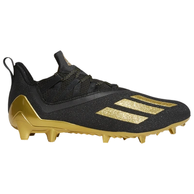 Adidas Originals Adidas Men's Adizero Football Cleats In Black/gold Metallic/black