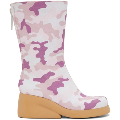 Im Sorry By Petra Collins Pink Camper Edition Camo Boots