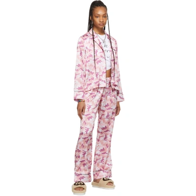 Im Sorry By Petra Collins Ssense Exclusive Pink Camo Pajama Set