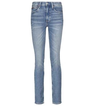 Polo Ralph Lauren Tompkins Mid-rise Skinny Jeans In Blue | ModeSens