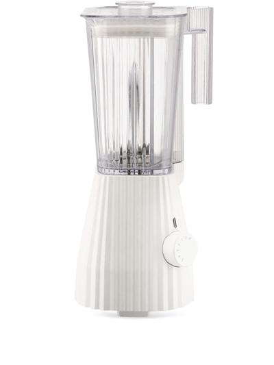 Alessi Plissé Transparent Blender In White